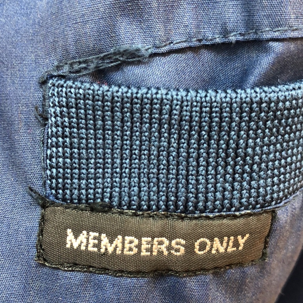 Members Only Vintage Racer Jacket 44L - Picture 8 of 11